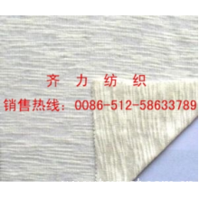 张家港市齐力纺织有限公司-竹节纱大圆机布片
